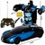 Акция Машинка трансформер Bugatti Robot car с пультом Большая 1:12, 33см - Фото №2