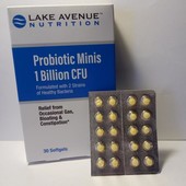Пробиотик в мини-таблетках, 2 штамма здоровых бактерий, 1 млрд КОЕ, 30 таблеток
