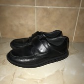 Шкіряні туфлі на липучках, довжина устілки 21 см