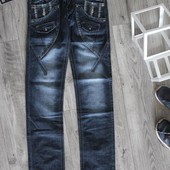Стильные джинсы vigoocc, турция, 100% коттон. 28 размер