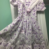 Новое платье для девочки на рост 146-152 см.,100% хлопок