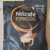 Кава розчинна Nescafe Espresso 100% арабика 60 г. Срок годности до 02.06.2022 г.