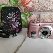 Цифровая камера Nikon Coolpix l23 + противоударный чехол сумочка.