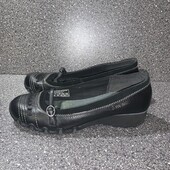 Черные кожаные балетки от Skechers, разм. 37 (24 см по бирке, реально 24,5 см ст.) Одесса