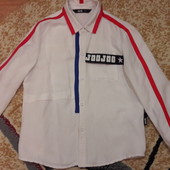 Шикарная,фирменная, дорогая рубашка от Joo-Joo 122р на 7-8 лет.