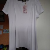 Новая белая блуза-туника Grand Fashion, р.Л