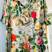 Красивая брендовая вискозная рубашка - поло на 54-56 р.р. zara марокко