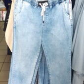 Летние джинсы с высокой посадкой , Турция , р. 46 евро, наш 52-54