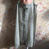 Шелковая юбка большой размер, не мнется ПОТ - 69 см