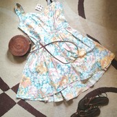 Очень красивое милое летнее платье из хлопка индивидуальный пошив 50