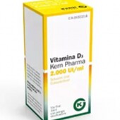 Витамин D3 тм Kern Pharma в каплях для детей т 0-11 мес., 2000 UI.