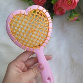 Массажная щётка для волос superbrush сердце (Розовая)