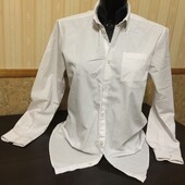 рубашка белая для подростка 15-16/170-176 George 65/35% полиестр/коттон
