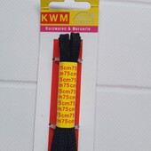 Шнурки KWM пара, 75 см, черные