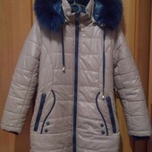 Зимняя курточка пальто и шапка