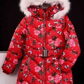 Куртка для дівчинки, зима, тепла і супер модна)