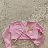 Болеро розовое на девочку 116-122 6-7 л. нюанс