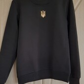 Жіночий світшот з тризубом на флісі
