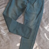 Тонкі літні джинси скінні - висока талія. Розмір 40