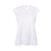 ♕ Шикарна якісна блузка з вишивкою, р.: 54-56 (48/50 евро)