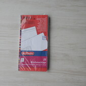 Конверти набір Din Lang herlitz 25шт з віконцем