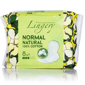 Прокладки женские гигиенические Lingery Normal Natural Сotton 8 шт. в упаковке