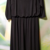 Елегантна чорна міді сукня Anthology, розмір 16
