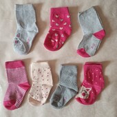 Шкарпетки для дівчинки 19-22 см, на вибір. Носочки для девочки 4158
