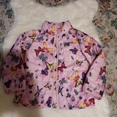 Курточка демісезонна H&M злегка утеплена для дівчинки на 4-5 р.