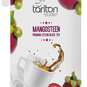 Чай чорний листовий Тарлтон Mangosteen зі шматочками манго і ароматом мангустіна 75 г ж/б