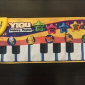 Дитячий музичний розвиваючий коврик-піаніно довжина 70см.!!!
