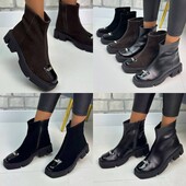 Швидка відправка! Черевики демі/зима Натуральна шкіра, замша