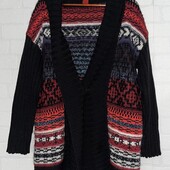 Кардиган теплый мягкий шерсть большой 3XL 50-52-54р