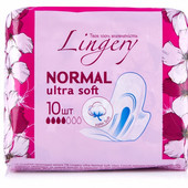 Прокладки женские гигиенические Lingery Normal Ultra Soft 10 шт. в упаковке