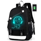 Водонепроницаемый рюкзак мusic с USB светящийся