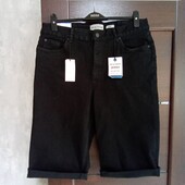 Брендовые новые коттоновые джинсовые удлиненные шорты-капри р.18-20.