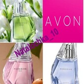 парфюмерная вода Avon Perceive, Perceive Dew или Perceive Silk, 50мл - 1 на выбор