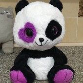 Велика плюшева панда з великими очима Висота 35см. Фірма Ideal Toys Direct