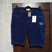 Брендовые новые коттоновые джинсовые шорты р.14-16.