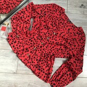 Крутезна блуза під червоний леопард