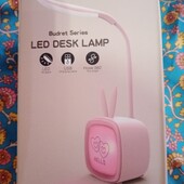 Настільна аккумуляторна LED-Лампа рожевий колір 5 годин світла!