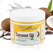 ! Оригинал ! Крем для лица Wokali natural coconut oil beauty cream на основе кокосового масла