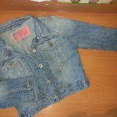 Женская укороченная джинсовая куртка,размер 42-44