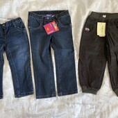 Термо теплі джинси, бриджі р.92-110