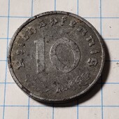 Монета Германії 10 пфенінгів 1941