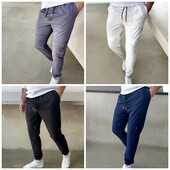 Чоловічі стильні літні штани 46-56 рр. Мужские стильные штаны на лето 06850 сф