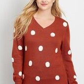 ♕ Жіночий сучасний в'язаний светр від Maurices, розмір S
