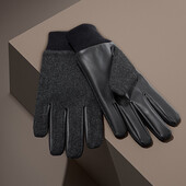 ♕ В'язані рукавиці з утеплювачем thinsulate від Tchibo (Німеччина), розмір: 8,5