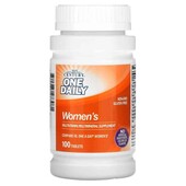 21st Century, One Daily, Мультивитамины для женщин, 100 таблеток