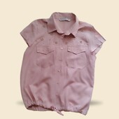 ❇️Стильна літня блуза із оздобленням (р.XS, S)